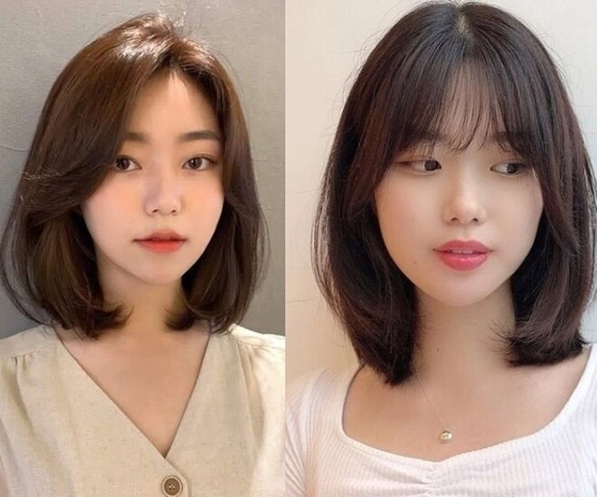 Tóc ngang vai cho mặt tròn top 15 kiểu đẹp trẻ trung giúp mặt thon nhỏ được yêu thích nhất năm 2025 - 1