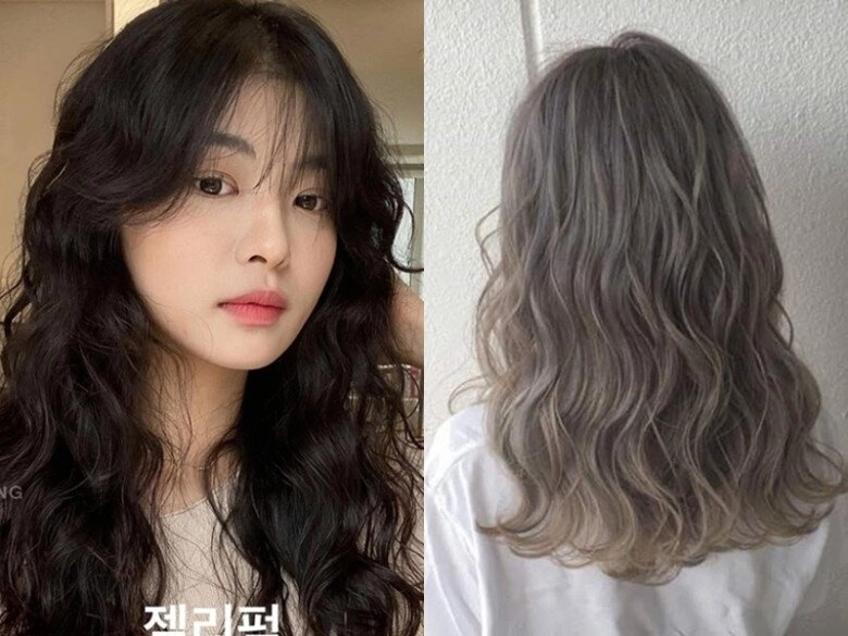 Tóc xoăn top 10 kiểu giúp gương mặt thon gọn tôn ngũ quan hài hòa được yêu thích nhất năm 2025 - 4