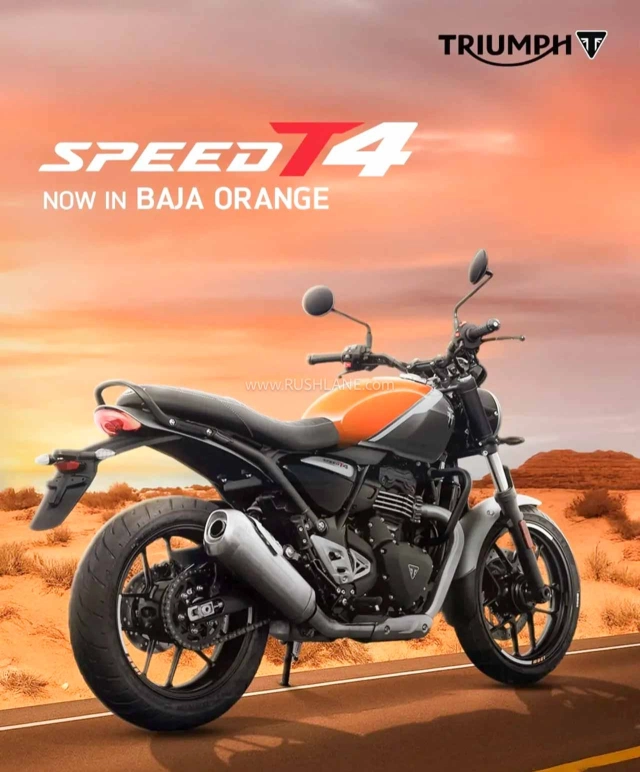 Triumph speed t4 khoác áo mới baja orange với giá bán chỉ từ 60 triệu đồng - 3