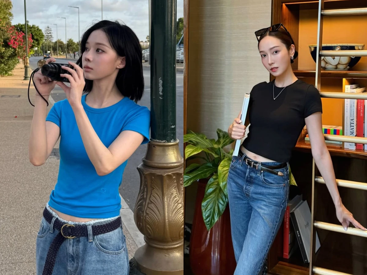 Trong tủ toàn áo phông mặc thế nào để trông thật sang mà không chán thêm một thứ giúp giảm 5kg tức thì - 5