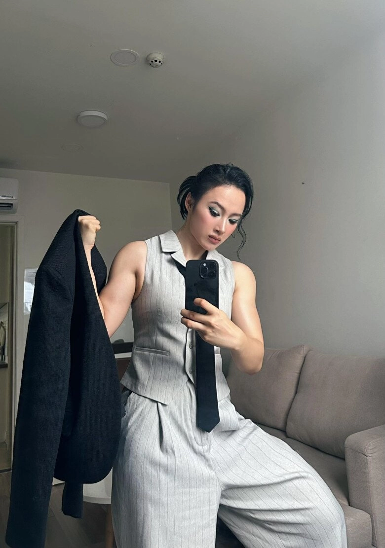 Từng hối hận vì nhiều năm gánh tạ angela phương trinh nay để tóc tém khoe cơ bắp cuồn cuộn như lực sĩ - 7