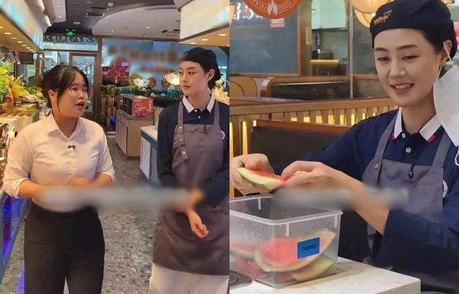 Từng là thí sinh hoa hậu mỗi tháng kiếm 33 triệu đồng chân dài tvb giờ làm bưng bê ăn đồ thừa còn lại - 2