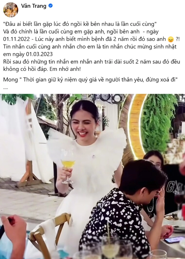 Vân trang khóc khi dâng cơm đặt lên bàn thờ quý bình đăng tâm thư đâu ai biết lần gặp lúc đó là lần cuối - 5
