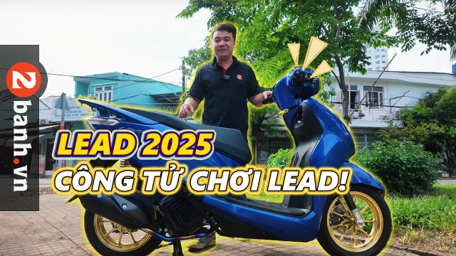 video honda lead 125 2025 độ độc đáo với dàn chân không còn bất đối xứng - 1