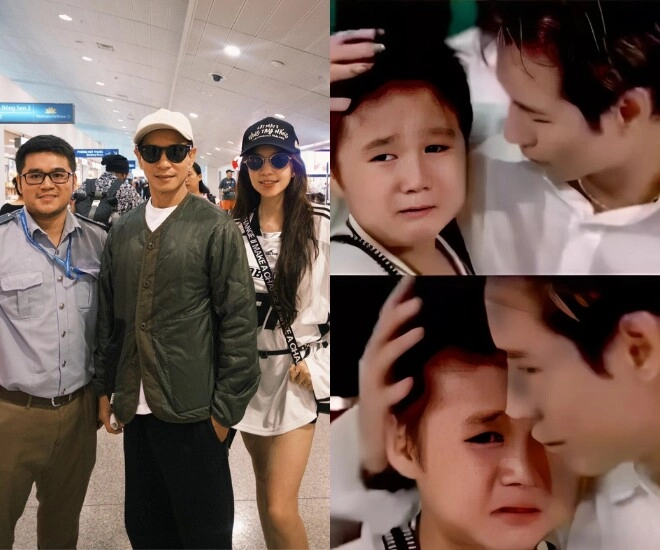 Vợ chồng lý hải gặp lại cậu bé năm xưa đóng trọn đời bên em nay rời showbiz làm nhân viên sân bay - 1