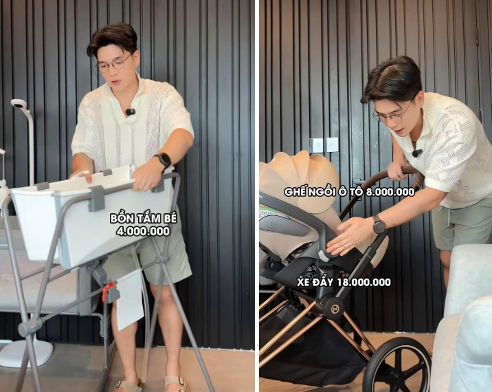 Vợ chồng ngô thanh vân chi 100 triệu mua đồ sơ sinh bày kín nhà hội mẹ bỉm nhìn liền trêu thể nào cũng vứt xó - 6