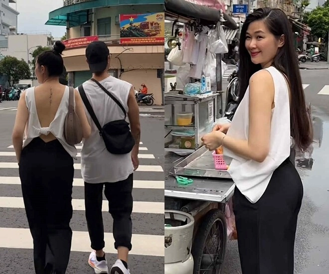 Vợ cũ huy khánh phản ứng với tin đồn có tình mới nhan sắc ngày càng rạng rỡ chuộng mặc đồ trễ vai - 1