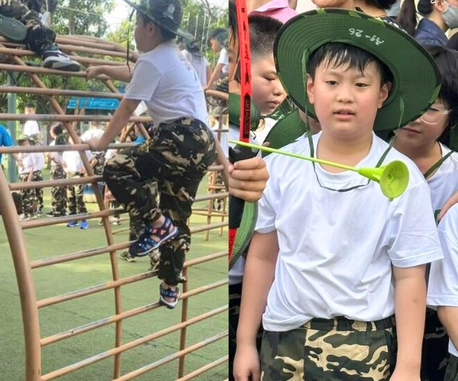 Vợ cũ nsưt việt anh đưa con trai nghịch ngợm vào khóa huấn luyện riêng quý tử khóc sướt mướt vì xa mẹ 14 ngày - 2