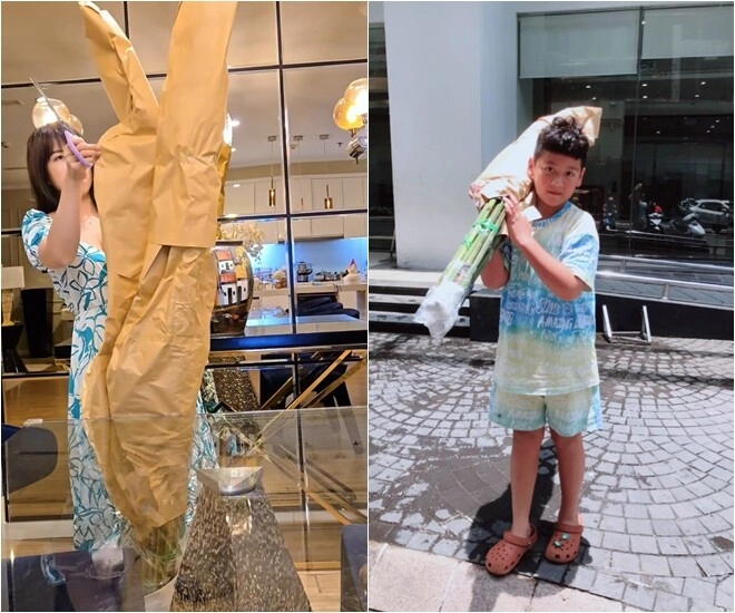Vợ đảm của mạnh trường cắm hoa lúc 1h sáng loài hoa phong thuỷ đỏ rực hứa hẹn nhiều may mắn tài lộc - 1