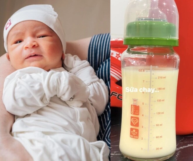 Võ hạ trâm rèn con ăn chay từ trong bụng mẹ sản xuất cả bình sữa chay đầy ụ cho quý tử - 1