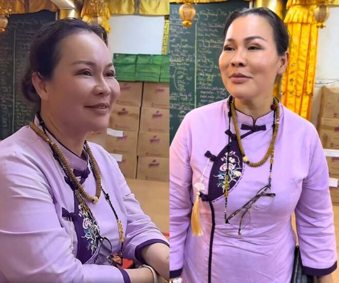 Vợ nsưt quý bình thừa nhận em chồng không thích mình bị nói ở chùa cúng đừng về vì sợ mẹ chồng lên tăng xông - 1