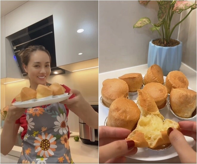 Vợ xinh của nsnd công lý vào bếp làm món bánh thơm nức nở bạn bè em ai cũng khen ngon - 1