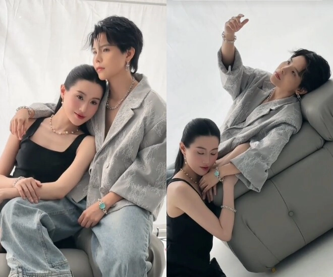 Vũ cát tường đưa vợ xuất thân danh gia vọng tộc đi làm cùng bí đỏ nâng khăn sửa túi chu đáo cho một nửa - 1
