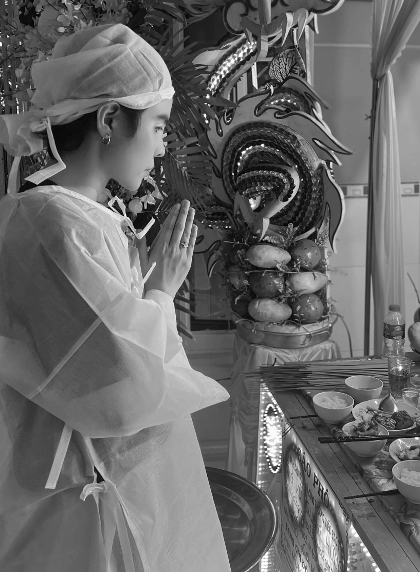 Vũ cát tường thông báo bố ruột qua đời sau lễ thành đôi ba của con đau đớn nhiều rồi từ giờ ba ngủ thật ngon - 2