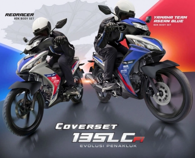 Yamaha mở bán 2 bộ dàn áo mới cho lc135 fi 2025 theo phong cách đường đua với giá chỉ 26 triệu đồng - 1