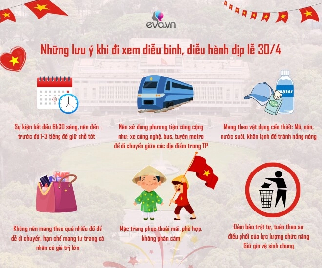 1 ngày sống trọn trong giai điệu tự hào sáng xem diễu binh tối xem trình diễn pháo hoa nhân dịp 304 - 7