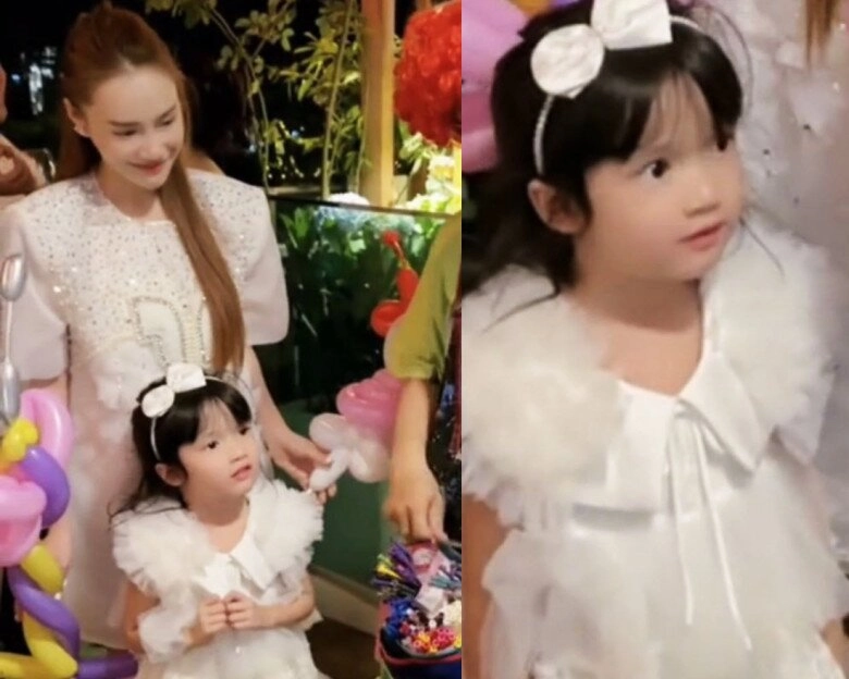 2 con đáng yêu của trường giang ái nữ xinh như lai tây quý tử mắt to long lanh giống hệt mẹ - 5