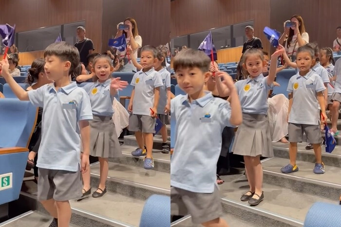 2 con mai hồ đi học ở trường quốc tế đắt đỏ ái nữ 6 tuổi được ví như hoa hậu tương lai - 2