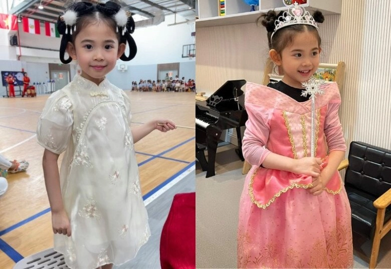2 con mai hồ đi học ở trường quốc tế đắt đỏ ái nữ 6 tuổi được ví như hoa hậu tương lai - 5