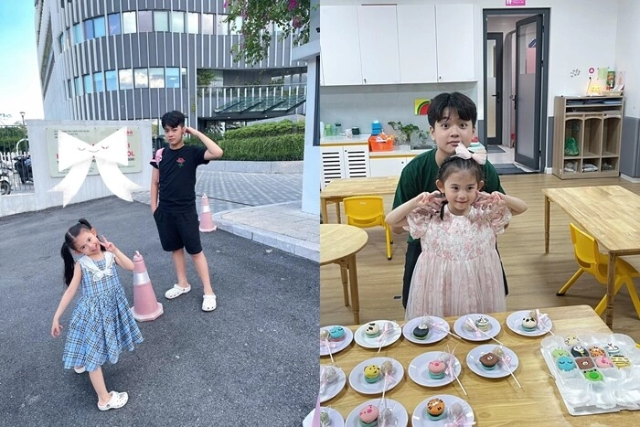2 con mai hồ đi học ở trường quốc tế đắt đỏ ái nữ 6 tuổi được ví như hoa hậu tương lai - 8