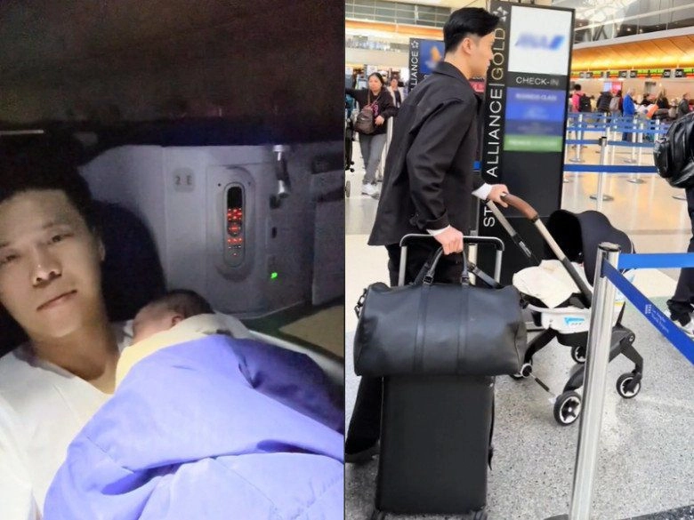 2 doanh nhân điển trai làm bố nhưng giấu danh tính mẹ của con đều sang mỹ đón nhóc tì tự chăm con cực khéo - 9