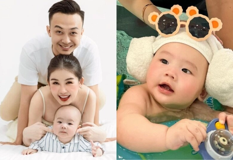 2 quý tử của sam và lê âu ngân anh đều sở hữu nụ cười cá heo điển trai cứ đăng ảnh là gây sốt - 7
