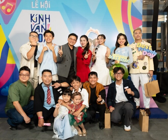 2 quý tử nhà hứa minh đạt lần đầu đóng phim với cha mẹ lâm vỹ dạ nói không cơ cấu giúp các con - 1