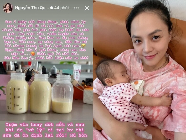 3 mỹ nhân việt phải cách ly con phương oanh sập nguồn sau khi xa cặp song sinh 4 ngày thu quỳnh bỏ cả lít sữa - 6