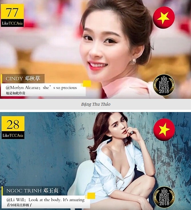 3 người đẹp việt lọt top 100 gương mặt đẹp nhất thế giới thứ hạng của ngọc trinh vượt xa hoa hậu - 11