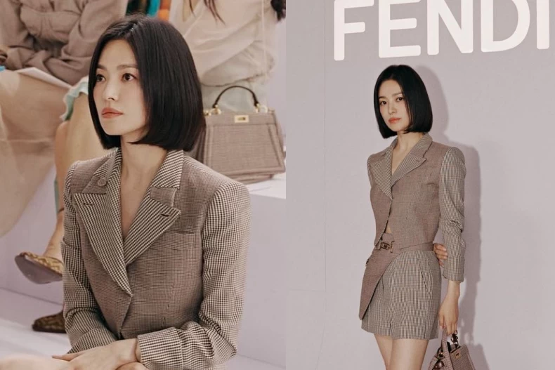 5 kiểu tóc ngắn đẹp dễ bắt chước của song hye kyo nàng mặt tròn hay mặt vuông đều trẻ lại vài tuổi - 4