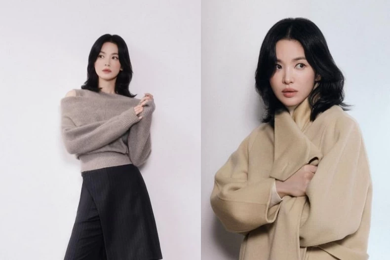 5 kiểu tóc ngắn đẹp dễ bắt chước của song hye kyo nàng mặt tròn hay mặt vuông đều trẻ lại vài tuổi - 5