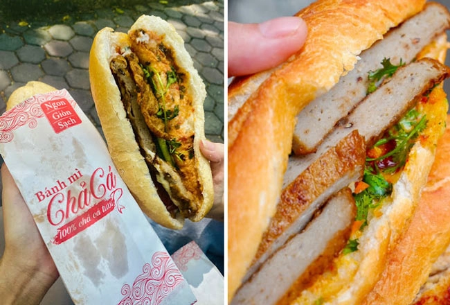 6 quán bánh mì chả cá nổi tiếng ở hà nội có tiệm vượt ngàn cây số ra thủ đô xe đẩy vỉa hè mà khách nườm nượp - 3