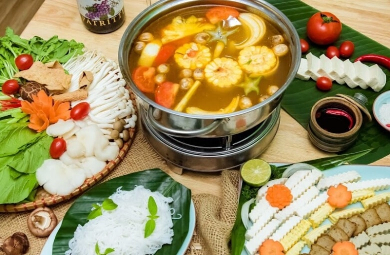 7 quán chay view đẹp nhất hồ tâygiá cả bình dân với menu hàng trăm món ngon trong không gian yên bình - 2