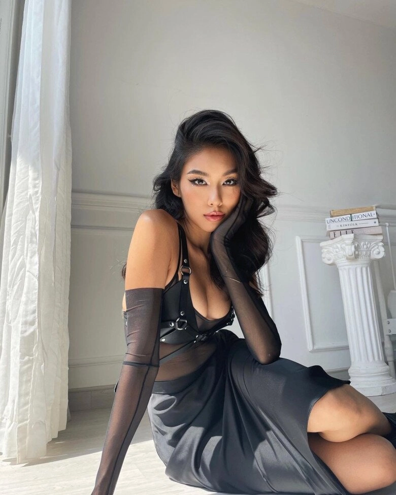 Á hậu việt 3 năm liên tiếp lọt top 100 gương mặt đẹp nhất thế giới visual sắc lẹm ăn mặc gợi cảm chuẩn thiên thần nội y - 3