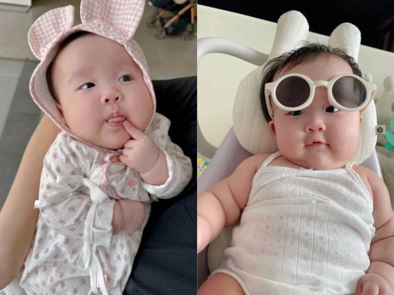 Ái nữ lai hàn của sam nửa tuổi đã thành bà hoàng meme xinh nhưng bị mẹ dìm hàng chẳng bù em trai như oppa - 4