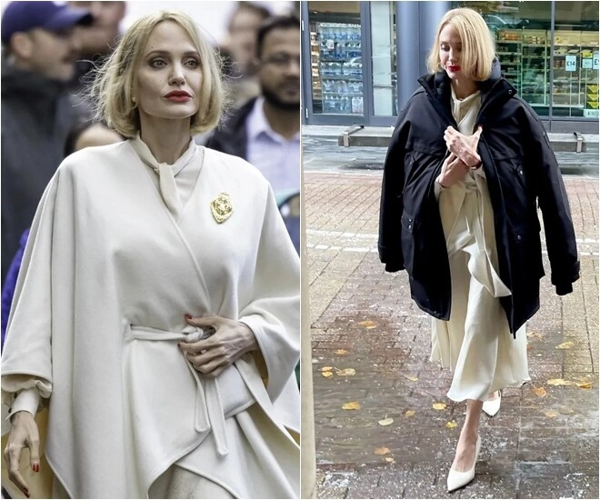 Angelina jolie đẹp rực rỡ với mái tóc ngắn vàng hoe con trai cả maddox hiếm hoi lộ diện - 1
