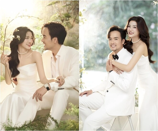 Anh đào vtv tung ảnh cưới khoe nhan sắc rạng rỡ chú rể nhìn vợ say đắm nhưng bị góp ý về vẻ ngoài - 1