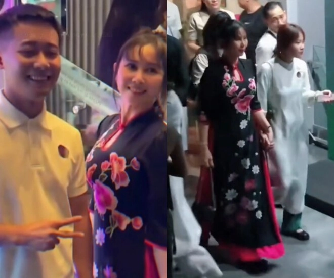 Ba mẹ thùy tiên tay bắt mặt mừng với quang linh vlogs tại sự kiện đàng trai liên tục khen nàng hậu - 7