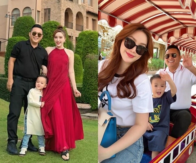 Bảo thy bị chỉ trích vì khoe đi du lịch sang chảnh quá nhiều chồng đại gia u50 bận chăm con khi vợ sống ảo - 1