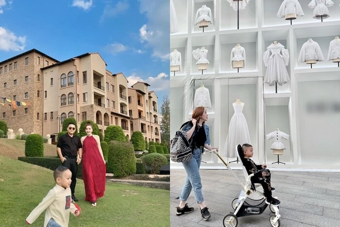 Bảo thy bị chỉ trích vì khoe đi du lịch sang chảnh quá nhiều chồng đại gia u50 bận chăm con khi vợ sống ảo - 6