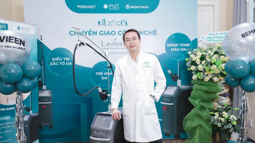 Bemed chuyển giao lavieen thulium laser 1927nm đến pmt aesthetic clinic - 2