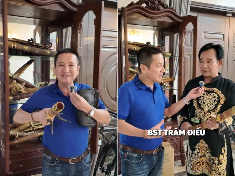 bố phương oanh bị chí trung hỏi làm gì mà giàu thế có bộ sưu tập trăm điếu bên trong biệt phủ 1000m2 - 3