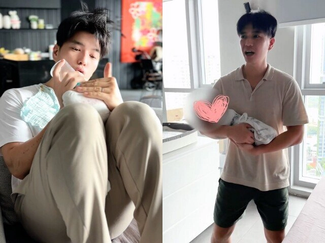 Cảnh hốc hác bạc cả tóc vì chăm con của 2 bố bỉm hot nhất nhì showbiz ai nhìn cũng thấy thương - 2
