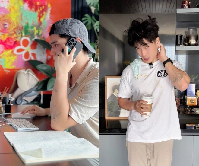 Cảnh hốc hác bạc cả tóc vì chăm con của 2 bố bỉm hot nhất nhì showbiz ai nhìn cũng thấy thương - 3