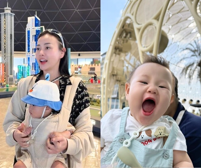 Cặp song sinh nhà phương oanh hóa thành hoàng tử công chúa ở xứ dubai bé jenny được dát vàng trông cực yêu - 1