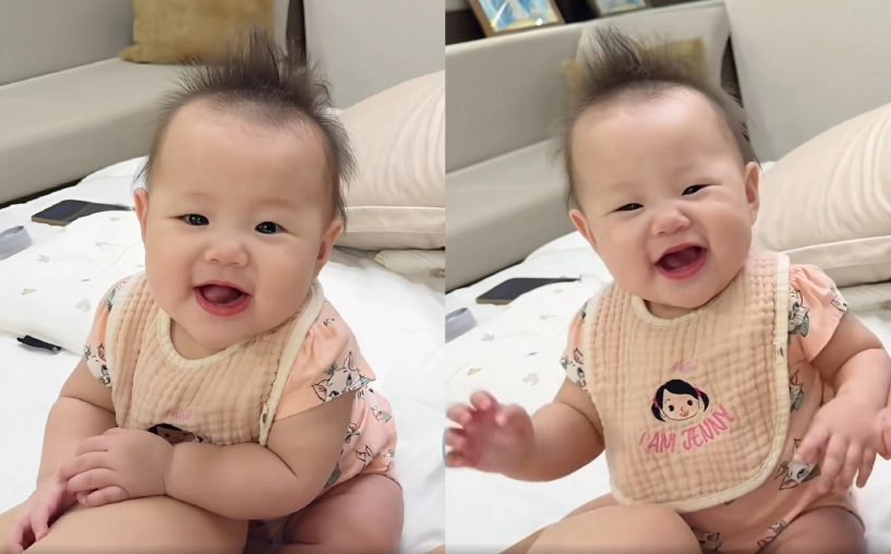 Cặp song sinh nhà phương oanh hóa thành hoàng tử công chúa ở xứ dubai bé jenny được dát vàng trông cực yêu - 7