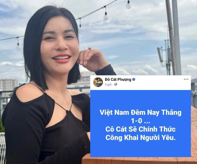 Cát phượng công khai người yêu sau khi việt nam vô địch aff cup 2024 đã nói là giữ lời ai thấy thì làm chứng - 2