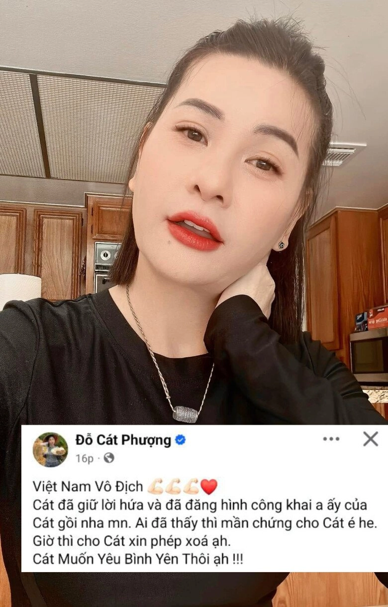 Cát phượng công khai người yêu sau khi việt nam vô địch aff cup 2024 đã nói là giữ lời ai thấy thì làm chứng - 4