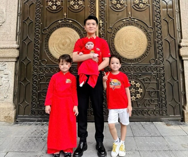 Cháu nội chào đời ở mỹ của bầu hiển đón lễ 29 cùng anh chị bố được nở mũi vì nếp tẻ đều xinh yêu - 1
