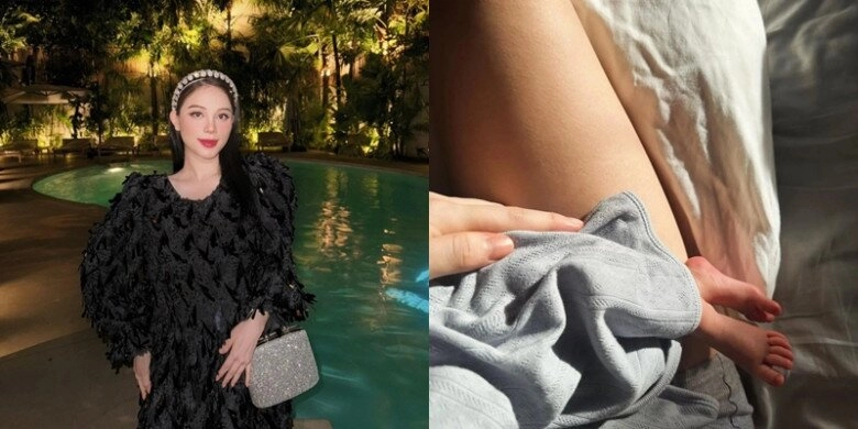 cháu nội nghìn tỷ nhà vua hàng hiệu chưa tròn 1 tuổi đã gặm chân gà mẹ hotgirl nuôi khéo nên tay chân bụ bẫm - 2